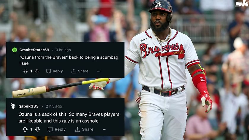 Marcell Ozuna Injured After His Wife Hit Him With Soap Dish, Allegedly –  OutKick