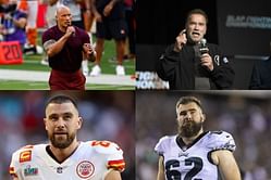 Jason & Travis Kelce pit Dwayne Johnson against Arnold Schwarzenegger - “You are f**king out of your mind”