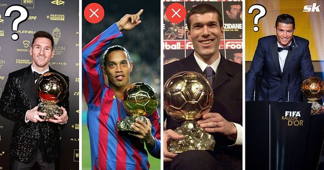 Lionel Messi, Cristiano Ronaldo, and more: We asked Google AI to rank 5 greatest Ballon d'Or winners (and it snubbed Ronaldinho and Zidane)