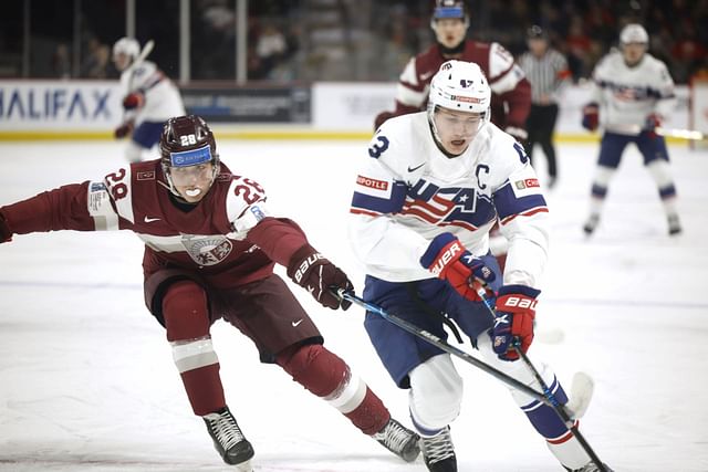 Latvia v United States: Group B - 2023 IIHF World Junior Championship