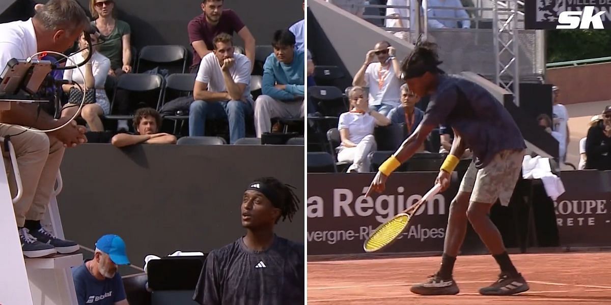 Mikael Ymer was defaulted for his violent outburst in second round of the ATP Lyon Open