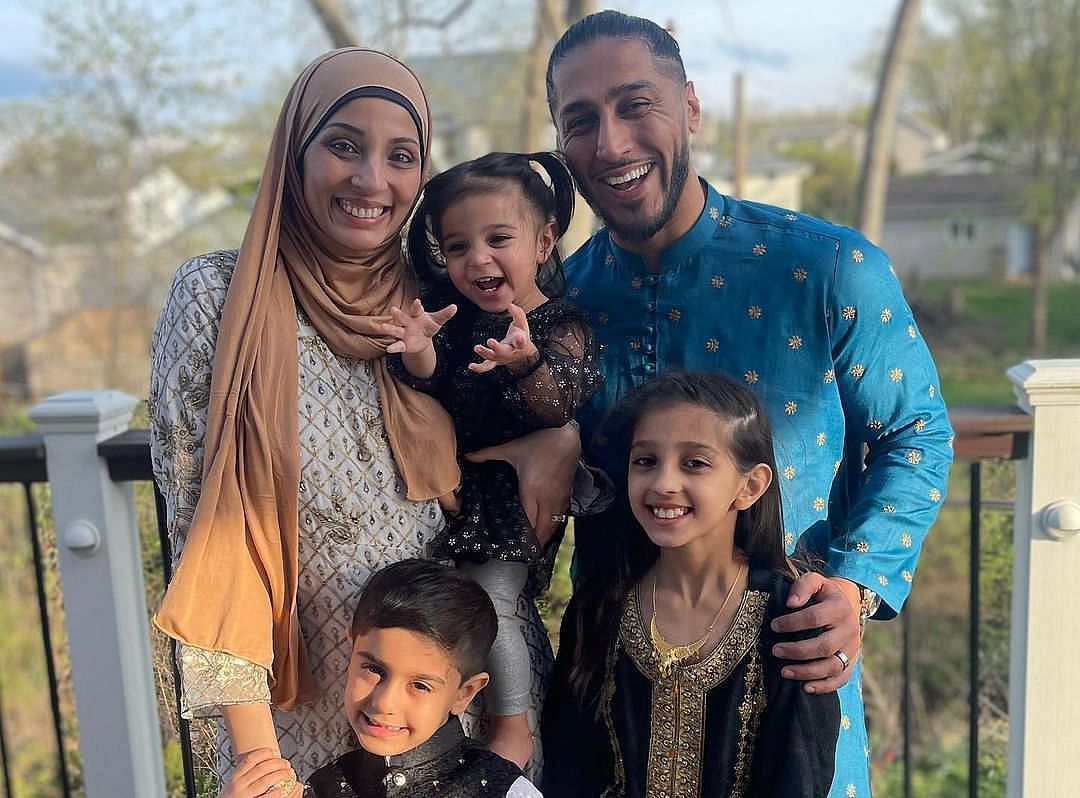 Mustafa Ali with his family, Source: Mustafa Ali&rsquo;s Instagram