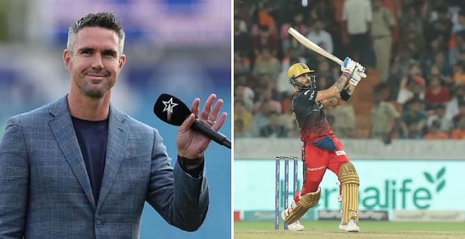 "Really intensified his batting" - Kevin Pietersen in awe of Virat Kohli's hitting in middle overs vs SRH