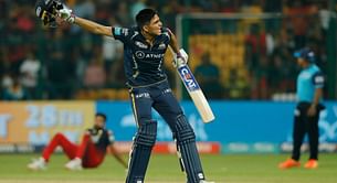 [Watch] Shubman Gill hits six to complete consecutive tons in IPL as GT end RCB’s playoff hopes