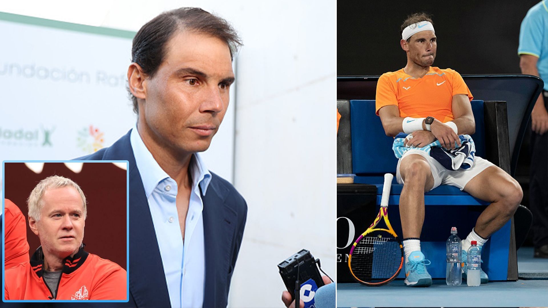 Patrick McEnroe casts doubt on Rafael Nadal