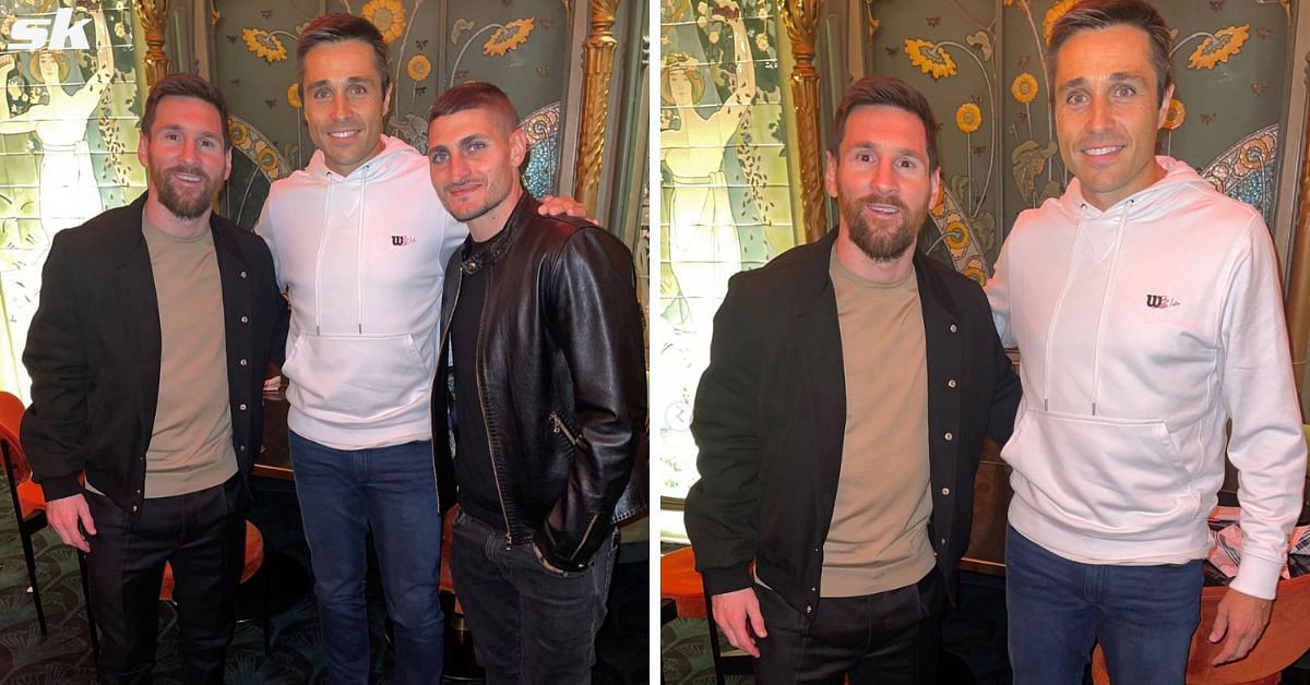 Lionel Messi had dinner with padel legend Fernando Belasteguin in Paris (Images: Fernando Belasteguin on Instagram))