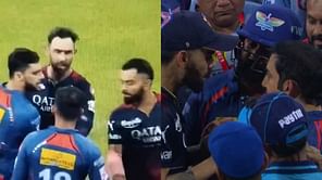 [Watch] Naveen-ul-Haq and Gautam Gambhir engage in a heated chat with Virat Kohli after LSG lose against RCB in IPL 2023