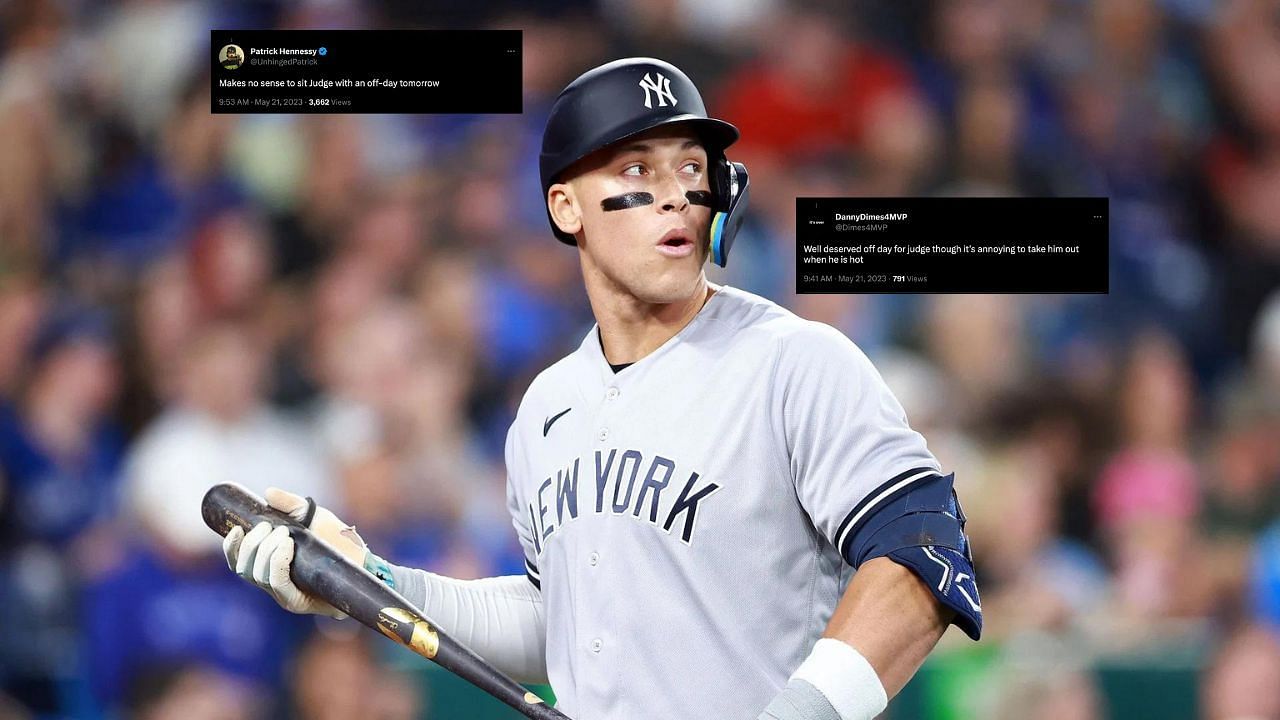 New York Yankees fans incensed by Aaron Judge's rest day amid unbelievable  hot streak: Makes no sense to sit him with an off-day tomorrow