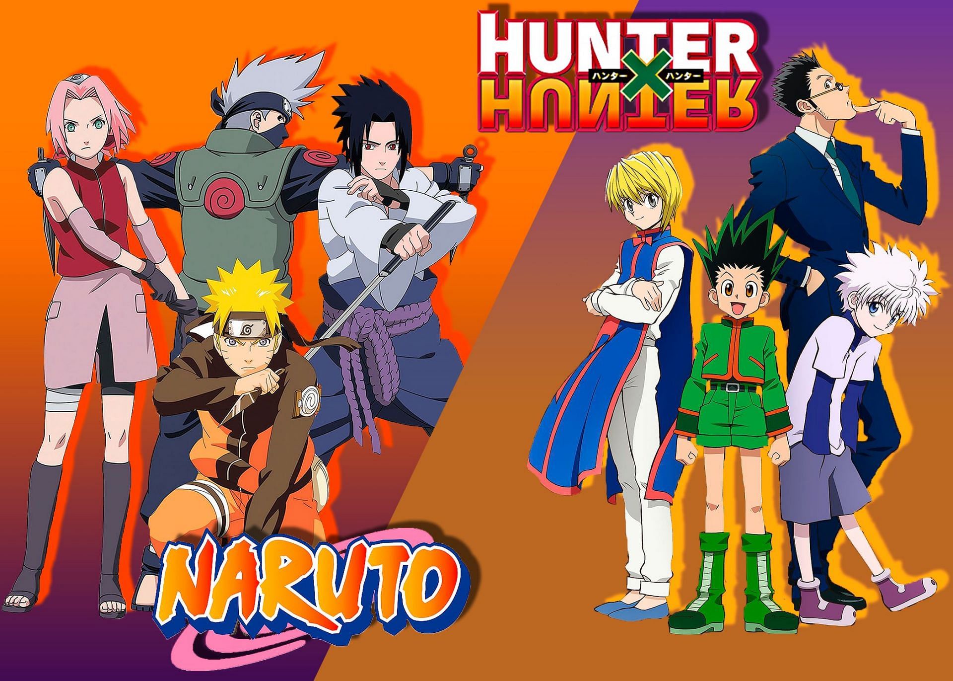 Was Naruto published before Hunter X Hunter? Or was it the other way around? (Image via Studio Pierrot and Madhouse).