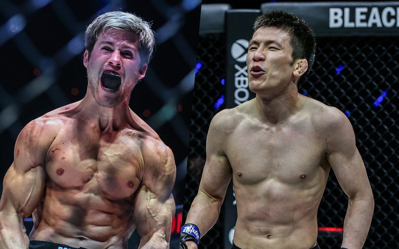 Sage Northcutt (L) / Shinya Aoki (R) -- Photo by ONE Championship