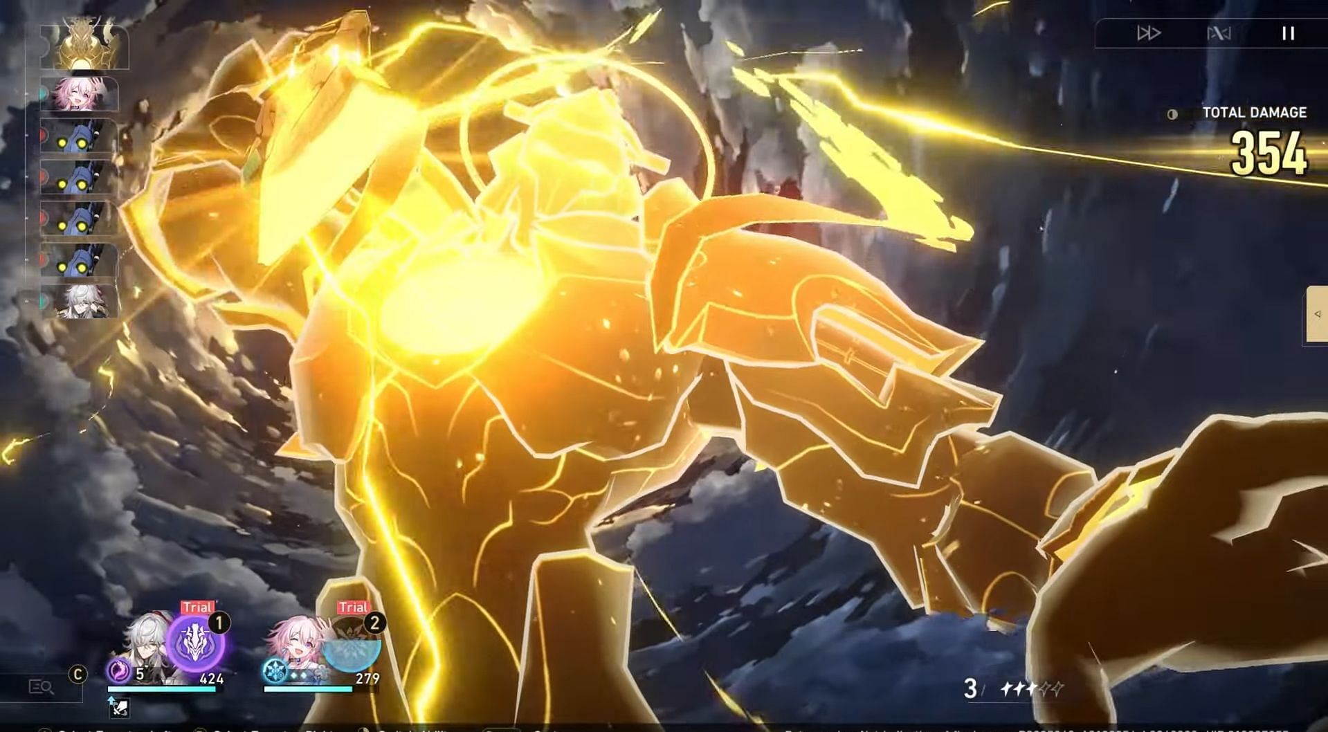 Lightning Lord performing a follow-up attack (Image via Honkai Star Rail)