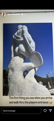 Eugenie Bouchard through her Instagram stories