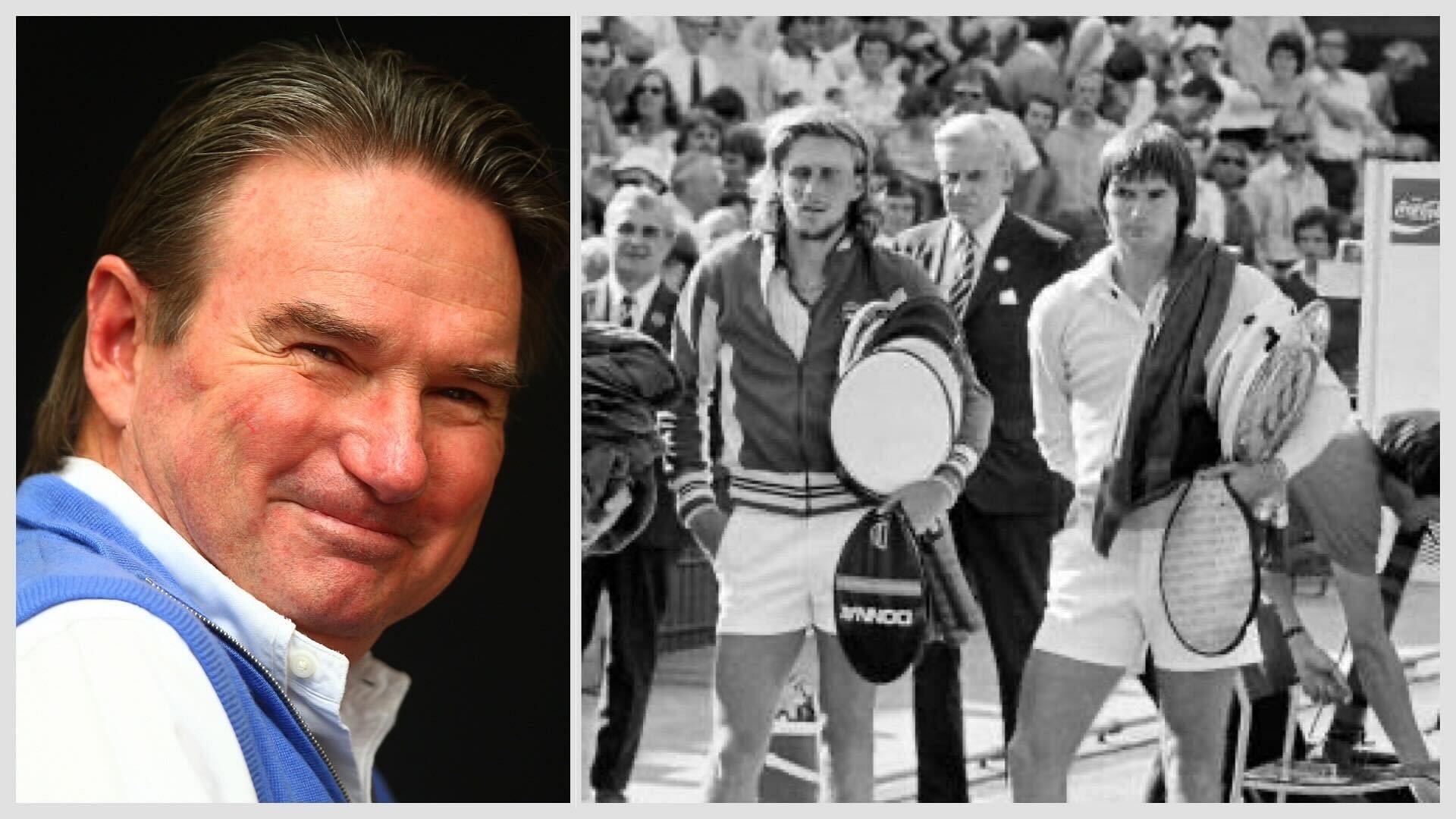 Jimmy Connors lost to Bjorn Borg in the 1977 Wimbledon final.