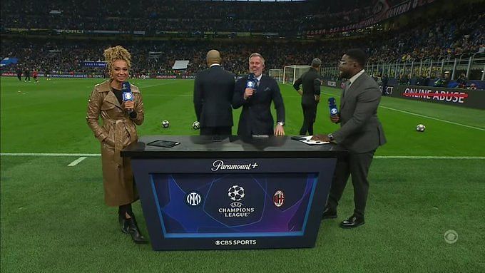 Kate Abdo makes Thierry Henry walk off set before Milan derby with