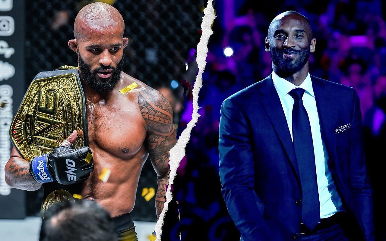 Demetrious Johnson (left) and Kobe Bryant (right).