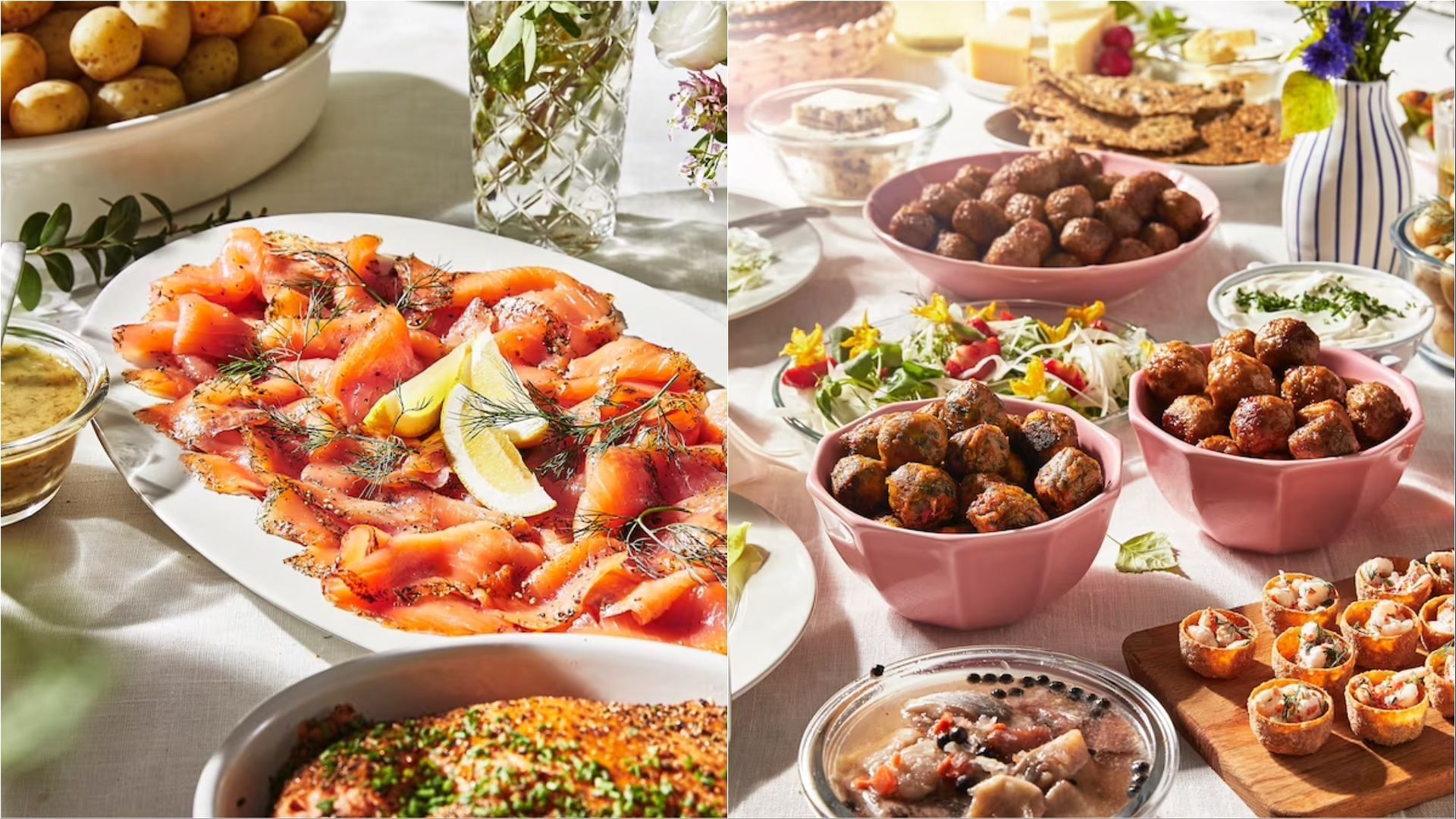 Guests at the Midsummer Buffet 2023 will get to enjoy Swedish meatballs, Salmon, and other traditional treats (Image via IKEA)