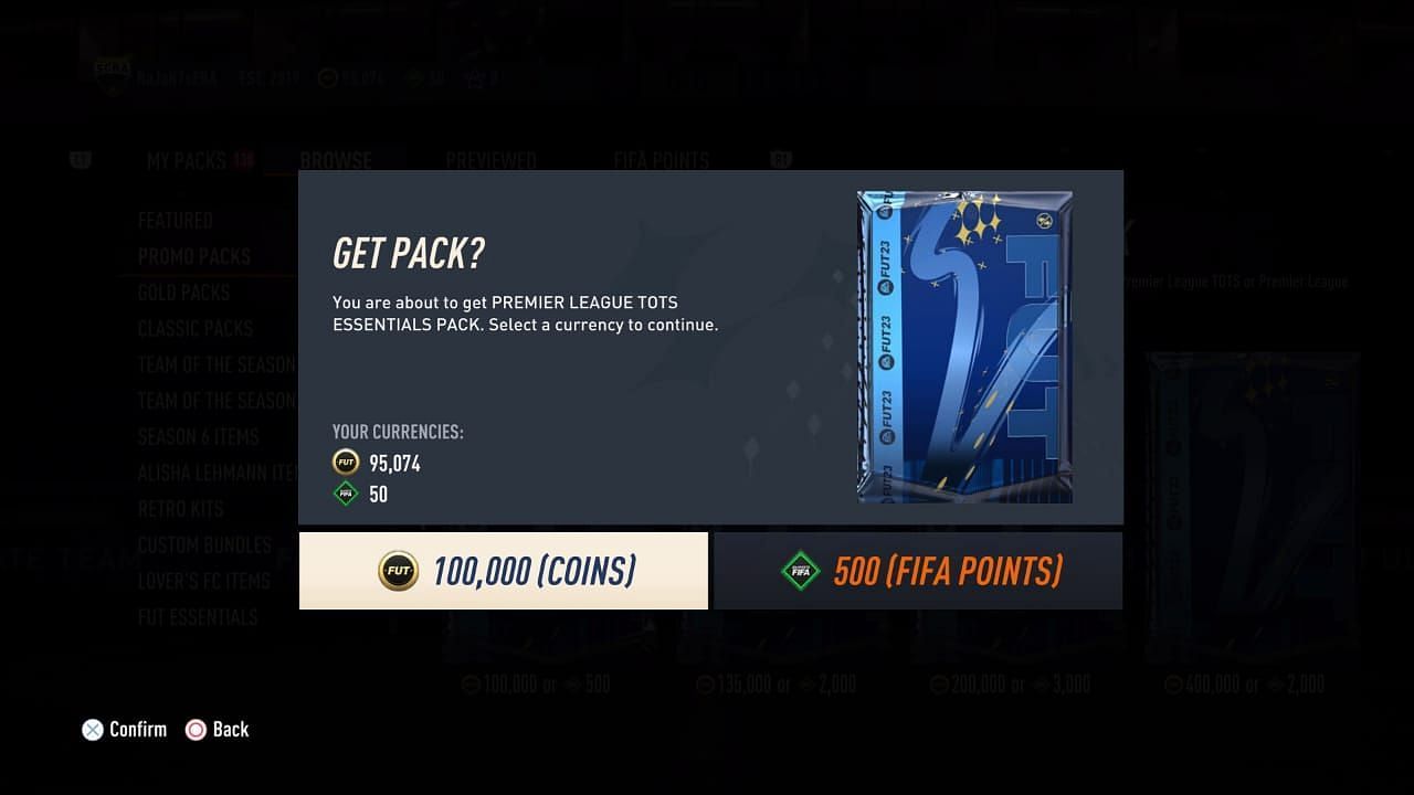 You can purchase this promo pack from the FUT store (Image via EA Sports)