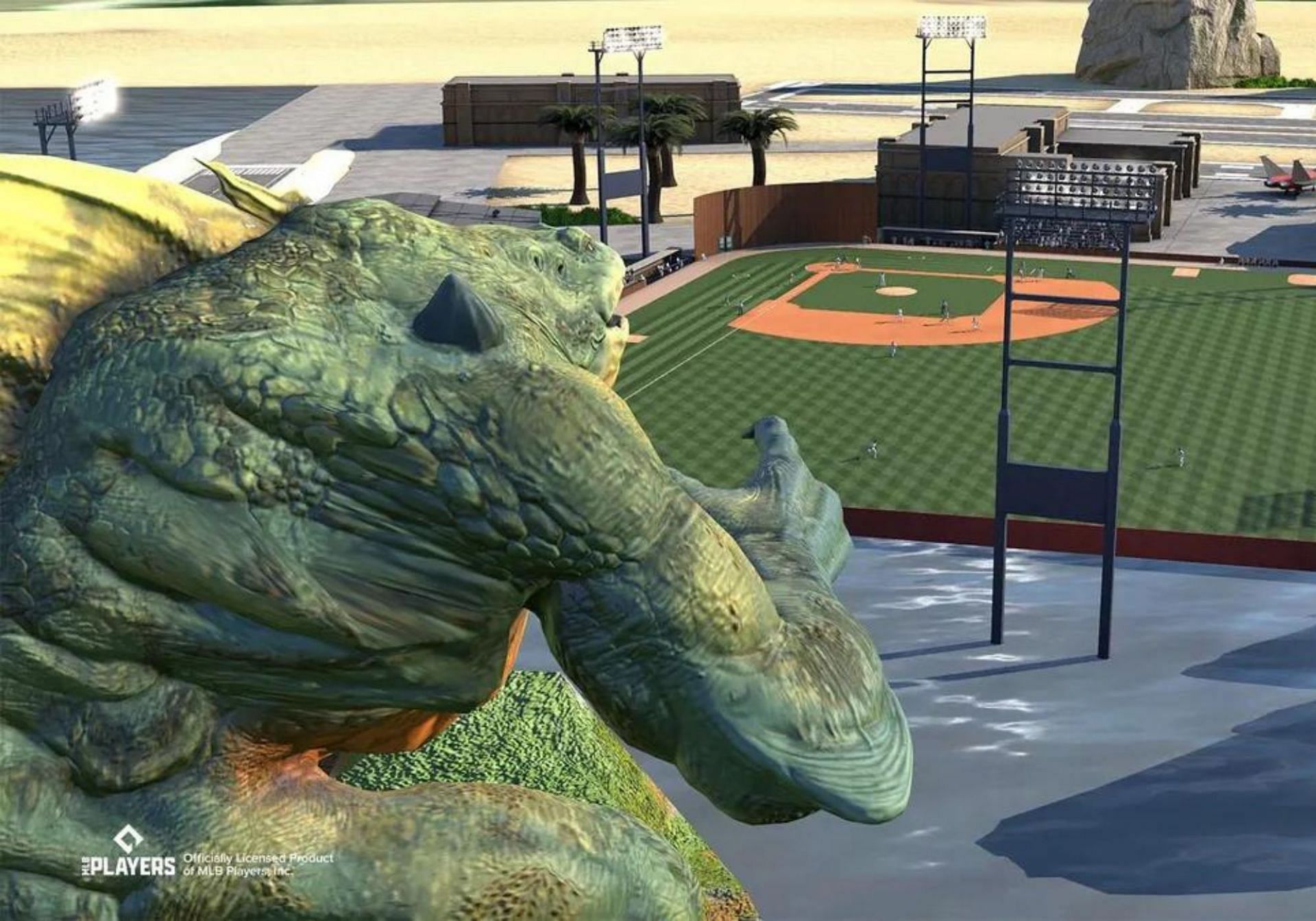 Kaiju Cards in MLB The Show 23 Stadium Creator mode