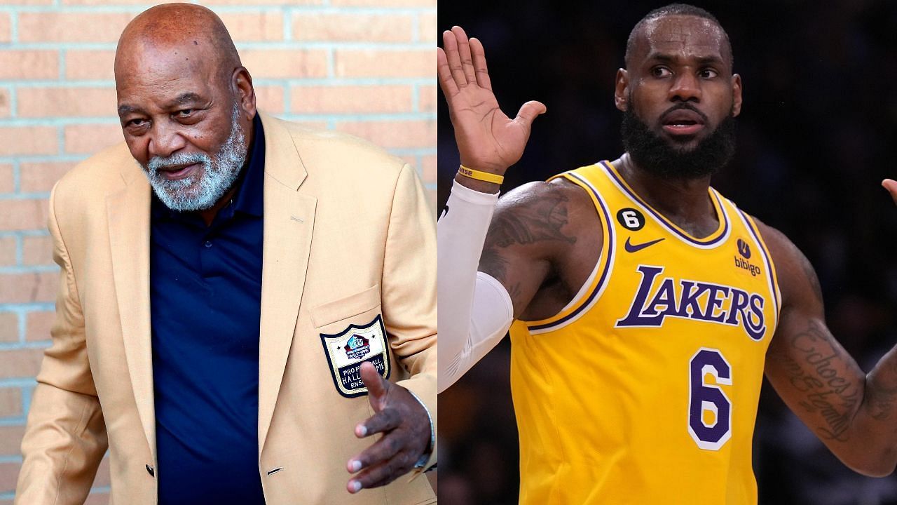 LeBron James pays his respect to Jim Brown