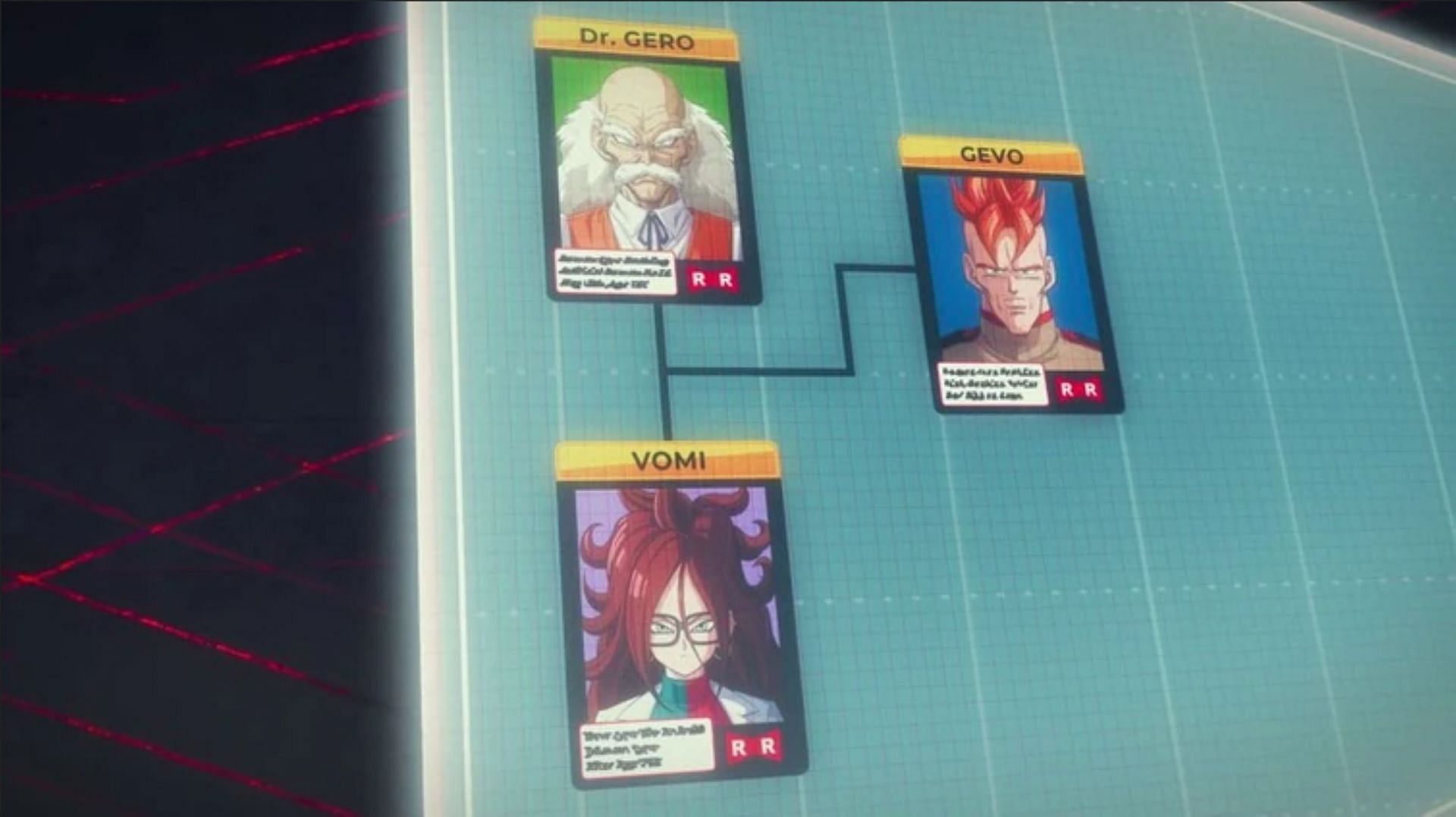 Screenshot of 20, 21, and 16&#039;s family tree (Image via Toei Animation)
