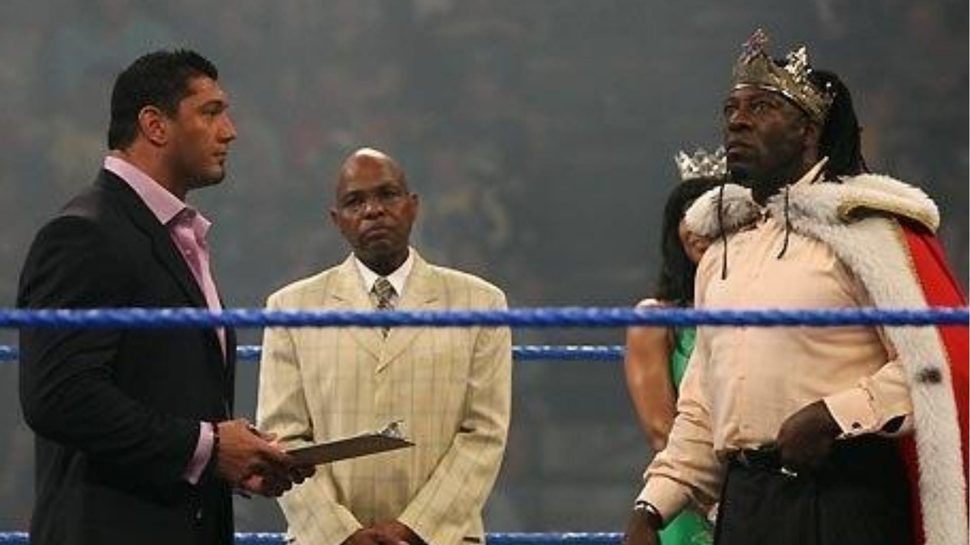 Batista and Booker T had a storied rivalry in 2006.