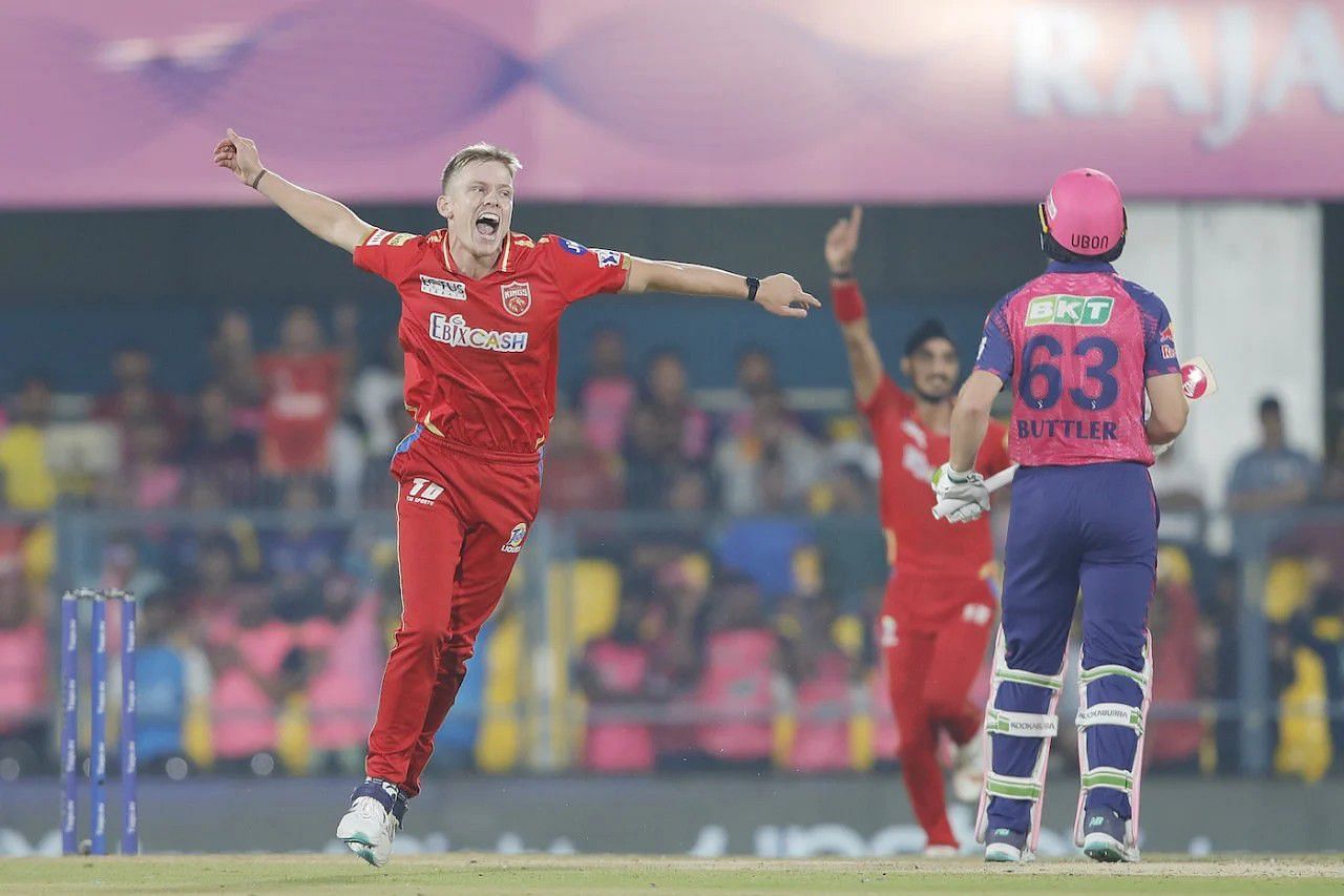 Nathan Ellis celebrates vs RR [IPLT20]