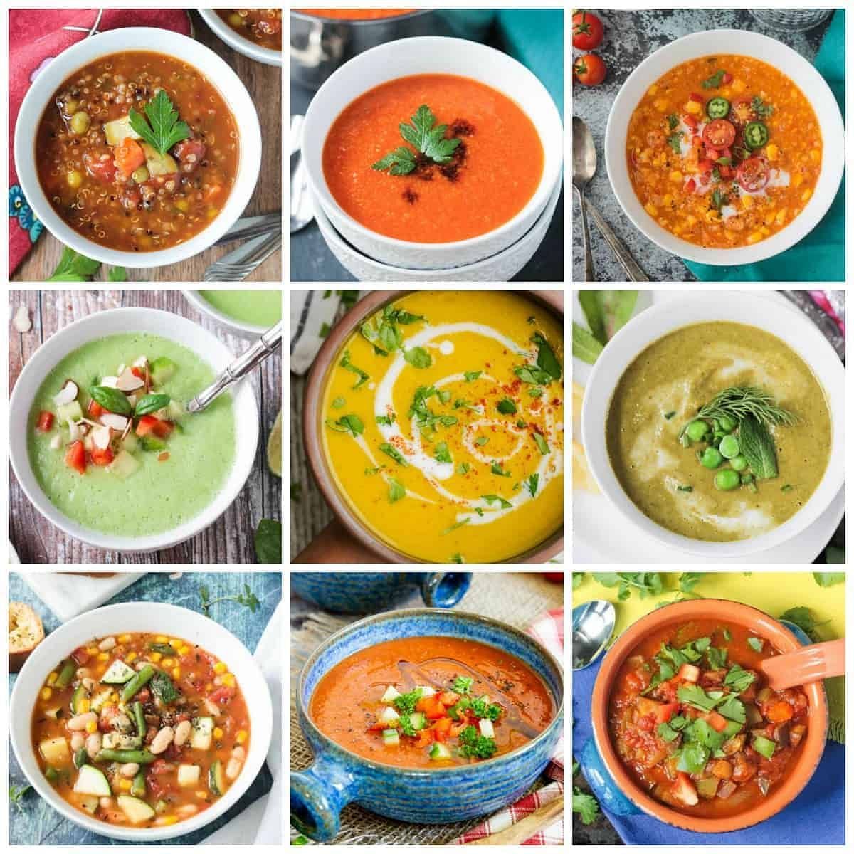 Soups for hot summer(Image source/veggie inspired)