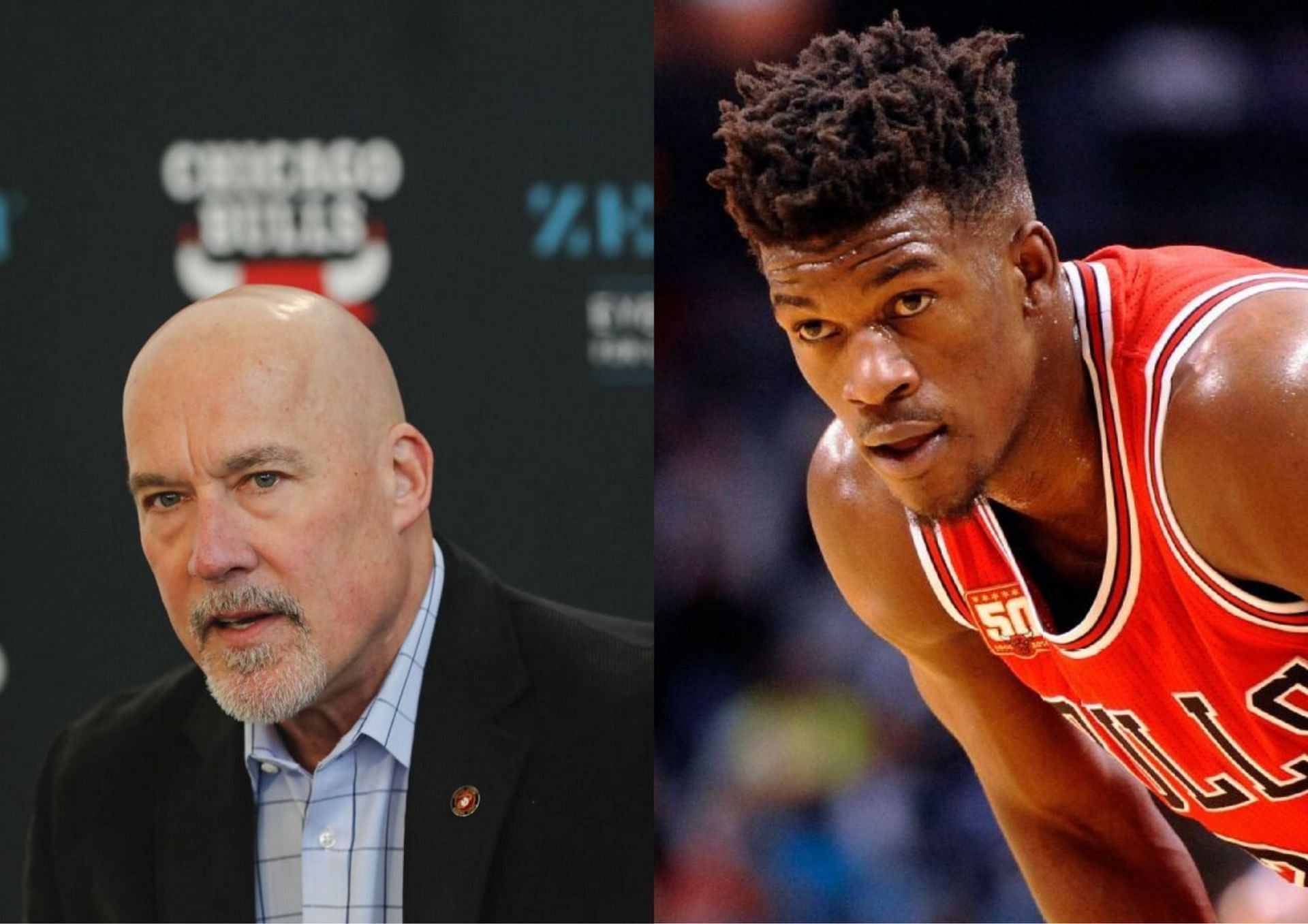 The Chicago Bulls traded Jimmy Butler to the Minnesota Timberwolves in 2017 for Zach LaVine, Kris Dunn and the No. 7 pick of the draft.