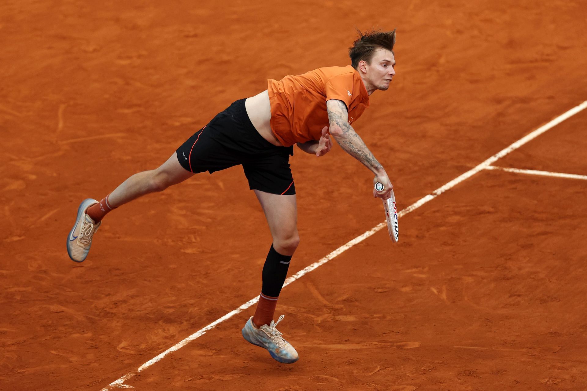 Alexander Bublik at the 2023 Madrid Open