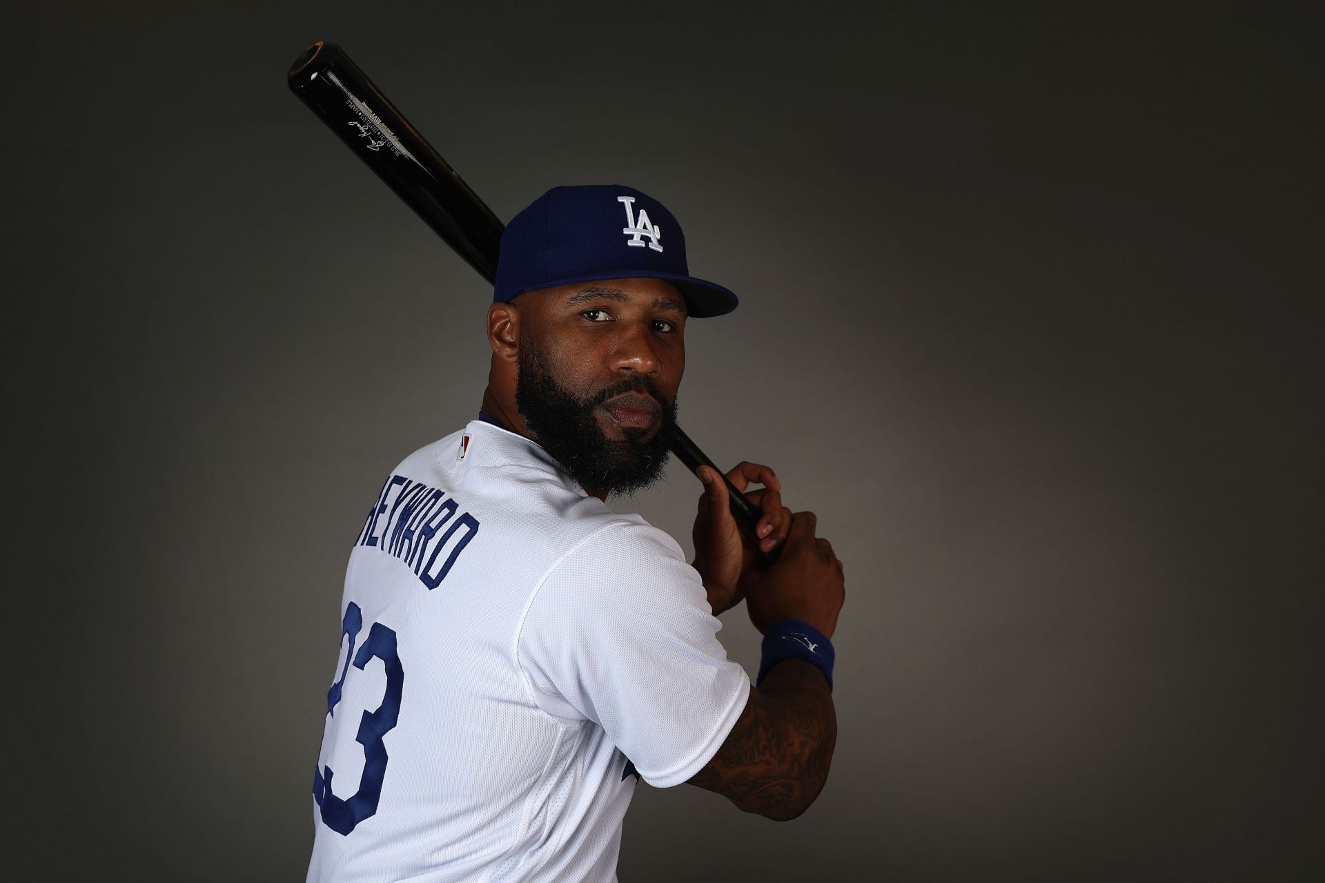 Jason Heyward in Los Angeles Dodgers Photo Day