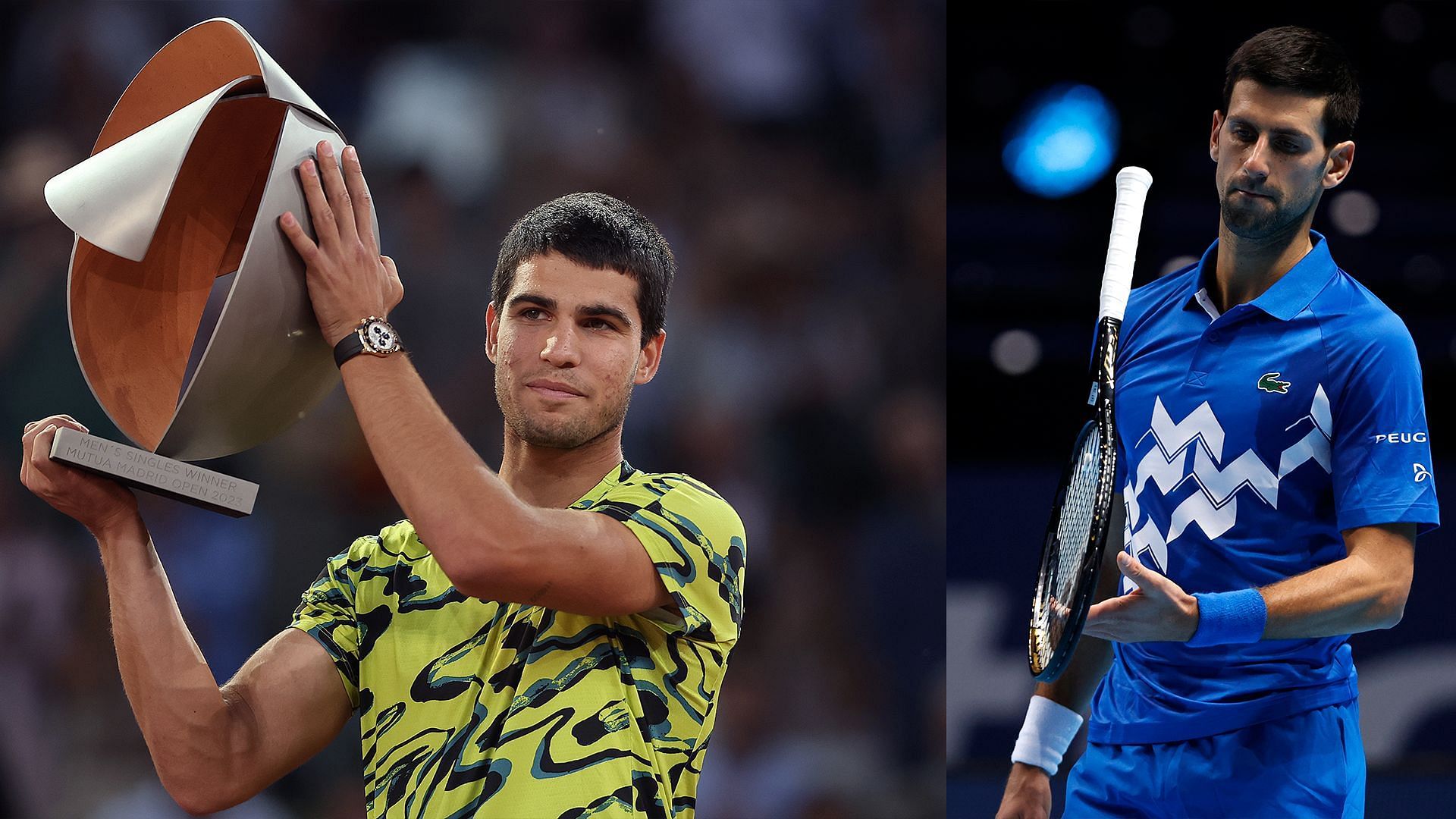 Djokovic and Alcaraz have faced each other only once