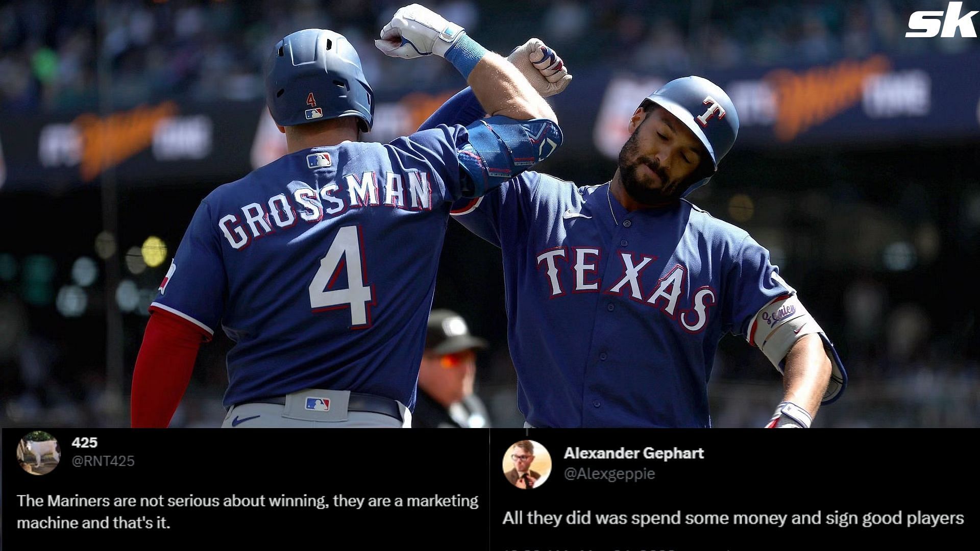 This is why the Rangers are not huge fans of the single-color MLB