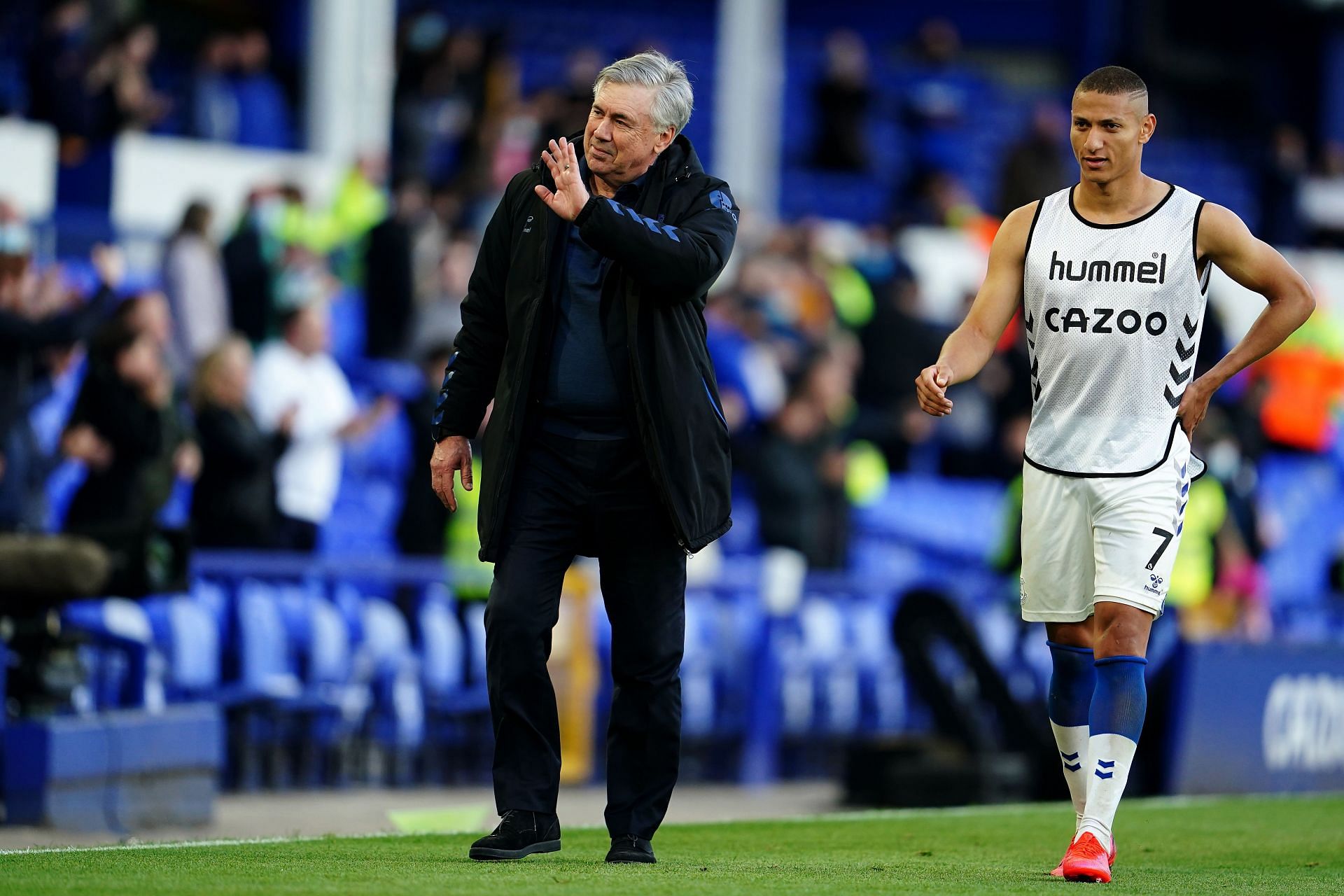Ancelotti wants to work with Richarlison (right) again.