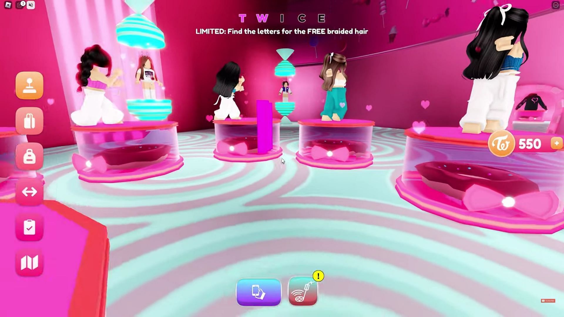 free hair pink roblox｜TikTok Search