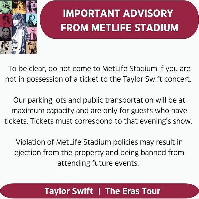 Until further notice, no fans will be allowed to attend MetLife