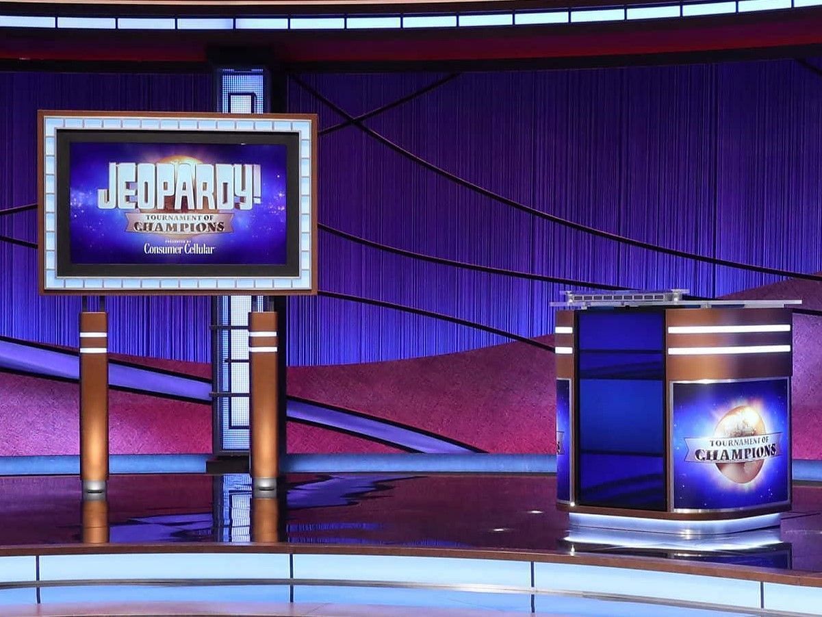 A still from Jeopardy! (Image via @Jeopardy/Instagram)