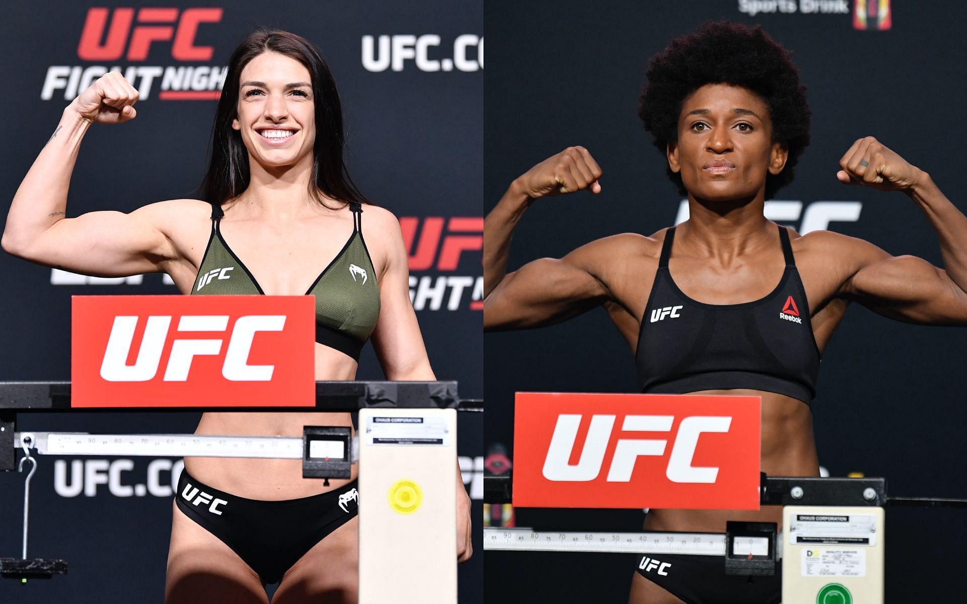 Mackenzie Dern (left) and Angela Hill (right) [Image credits: Getty Images]