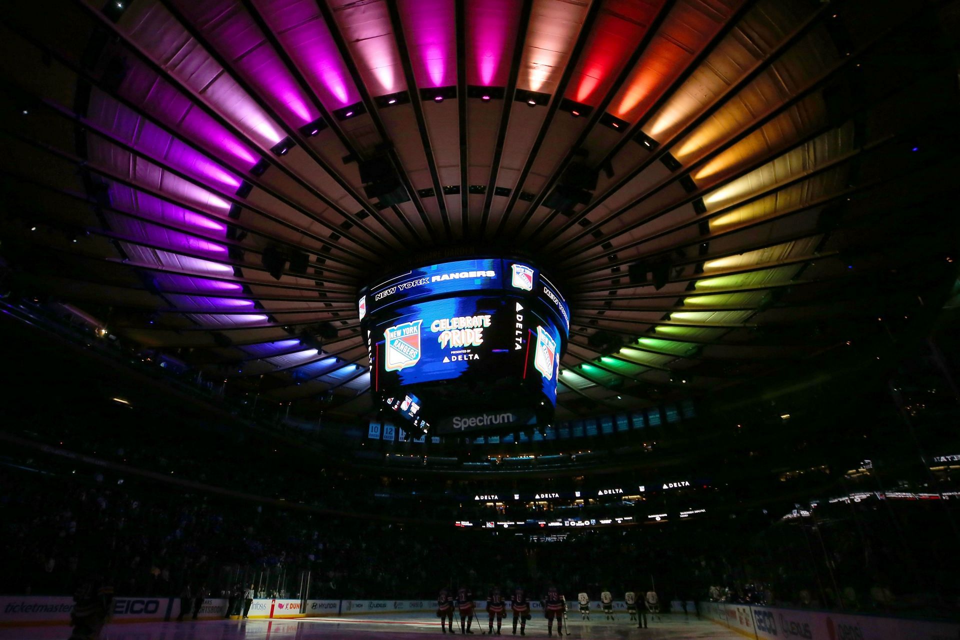 NHL Pride Night last year