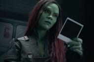 Zoe Saldana in Guardians 3 (Image via Marvel)