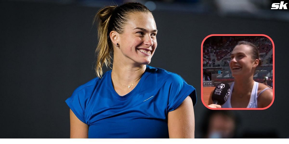 Aryna Sabalenka divulges her Spanish speaking proficiency (inset)