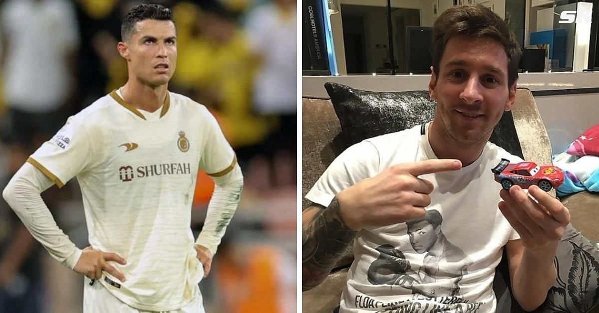 Lionel Messi once beat Cristiano Ronaldo to a car