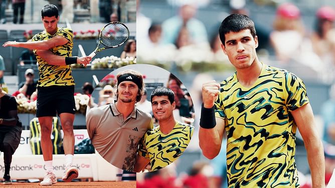 "Carlos Alcaraz is on a different level to me at the moment" - Alexander Zverev after Madrid Open defeat