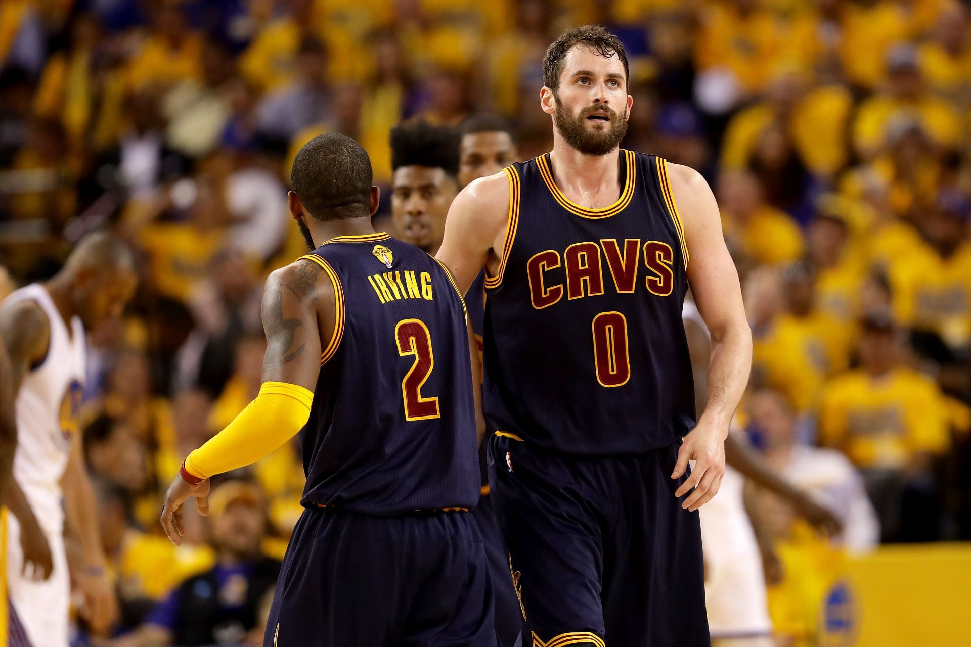 Love made four straight NBA Finals with the Cavaliers (Image via Getty Images)