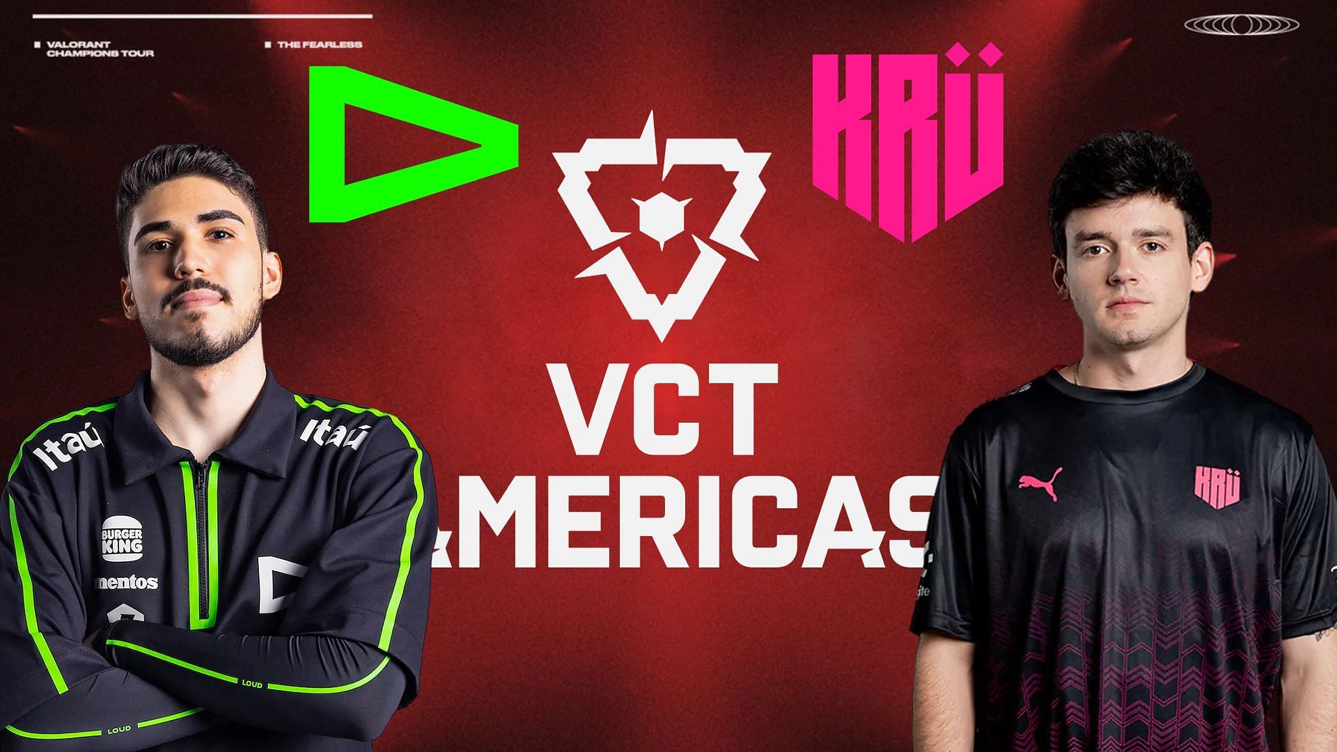 LOUD vs KR&Uuml; Esports at VCT Americas League 2023 (Image via Sportskeeda)