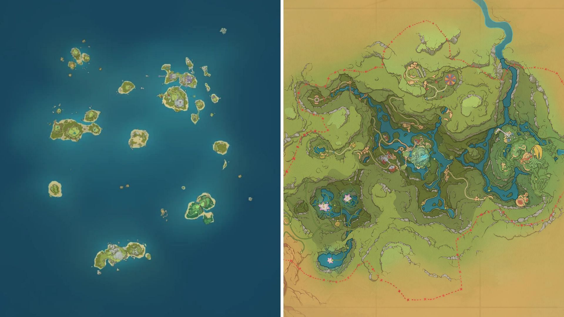 New map will be much larger than Golden Apple Archipelago (Image via HoYoverse)