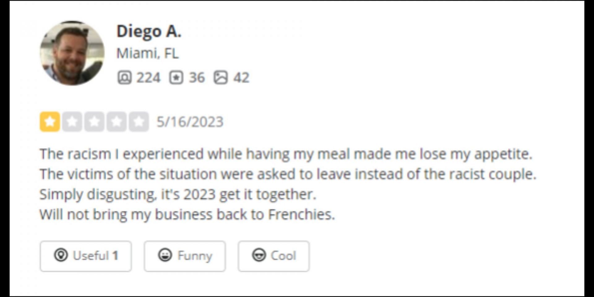 Negative reviews left by netizens. (Image via Yelp)