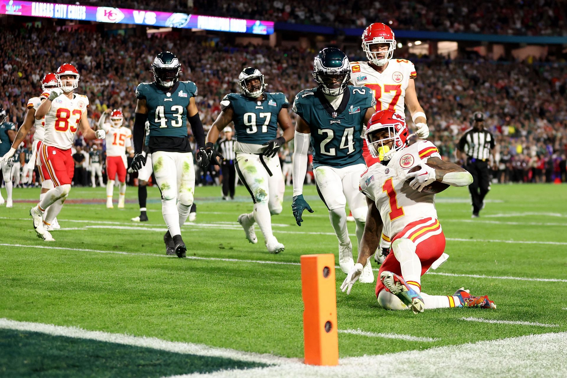 Jerick McKinnon: Super Bowl LVII - Kansas City Chiefs v Philadelphia Eagles