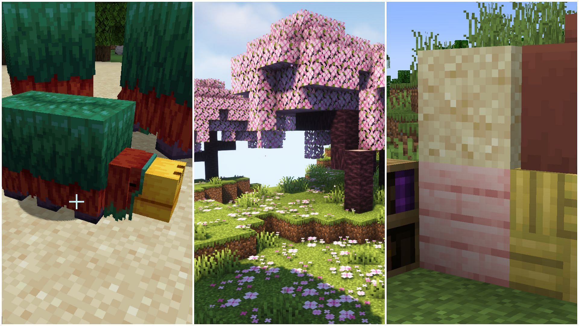 Several new features are coming to the Minecraft 1.20 update (Image via Mojang Studios || Sportskeeda)