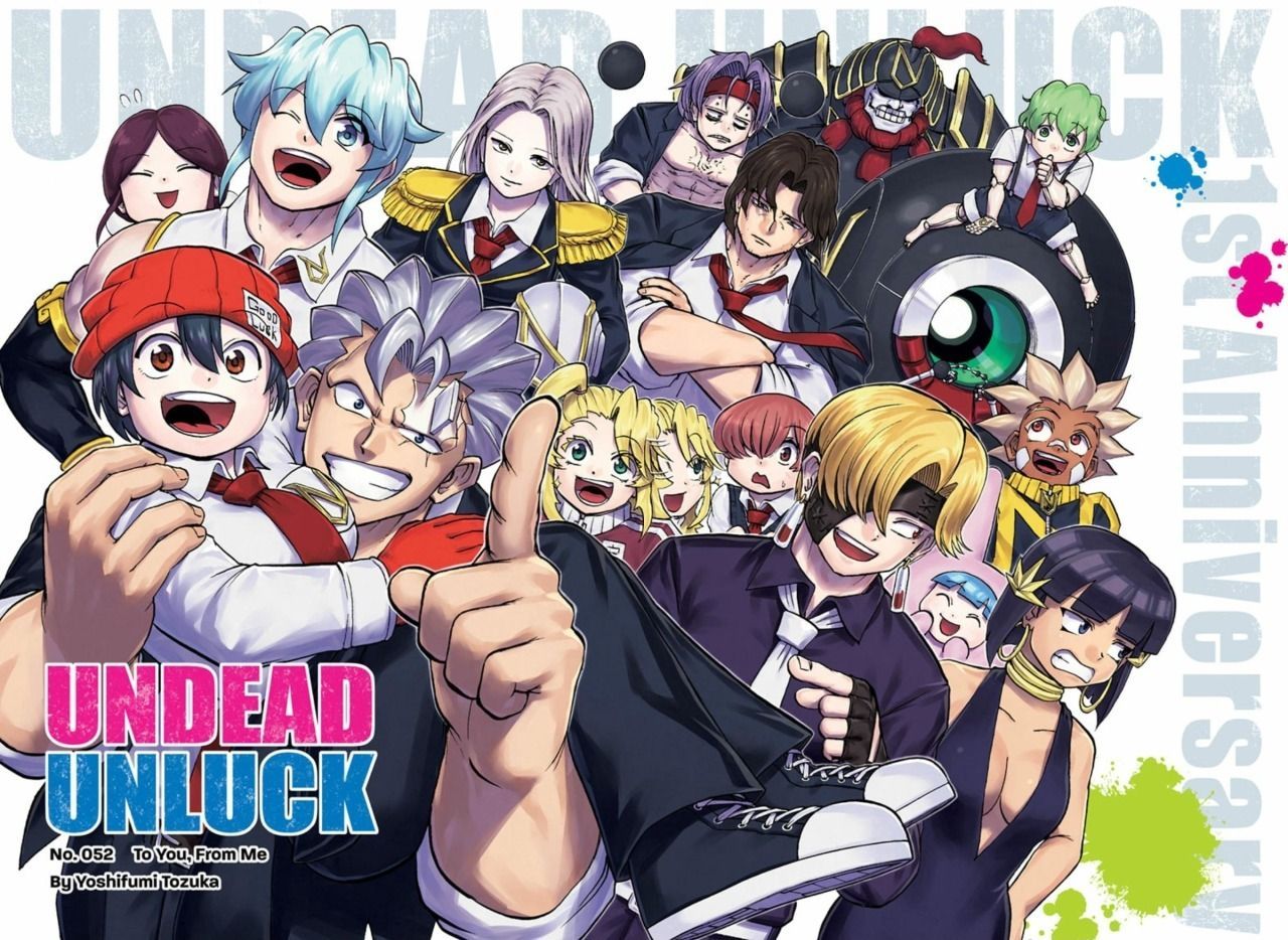 Undead Unluck characters. (Image via Jump Comics)