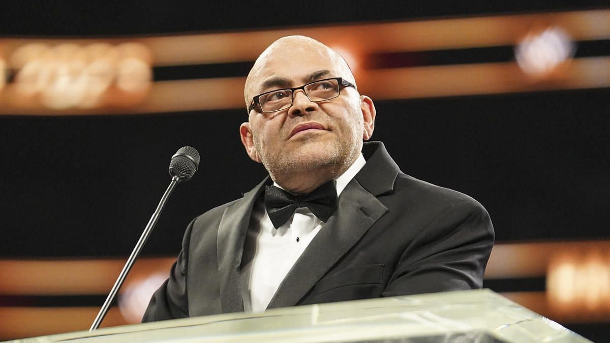 Konnan at the 2023 WWE Hall of Fame induction ceremony. 